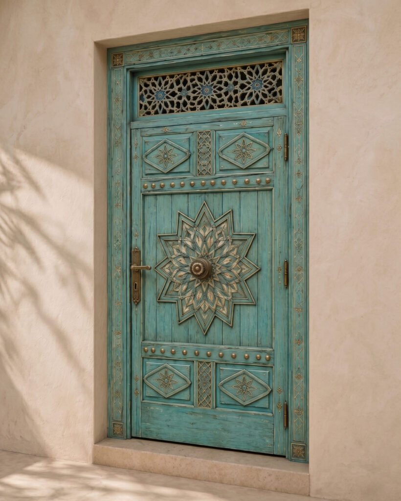 Carved wood doors — Carved wood doors: The Soul of Riad Architecture and Moroccan Craftsmanship